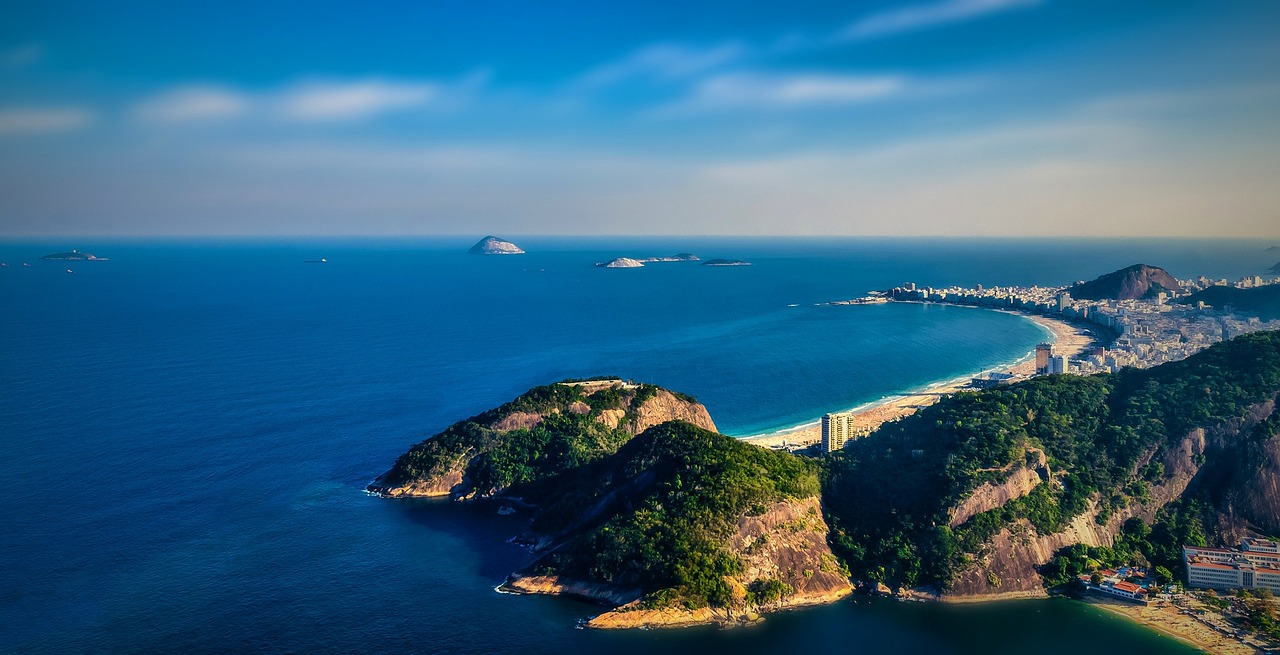 Cityscape of Rio from the sky
